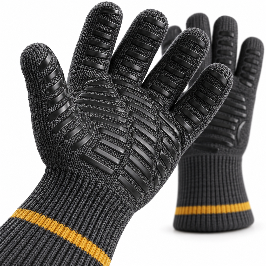 Heat-Resistant Grilling Gloves