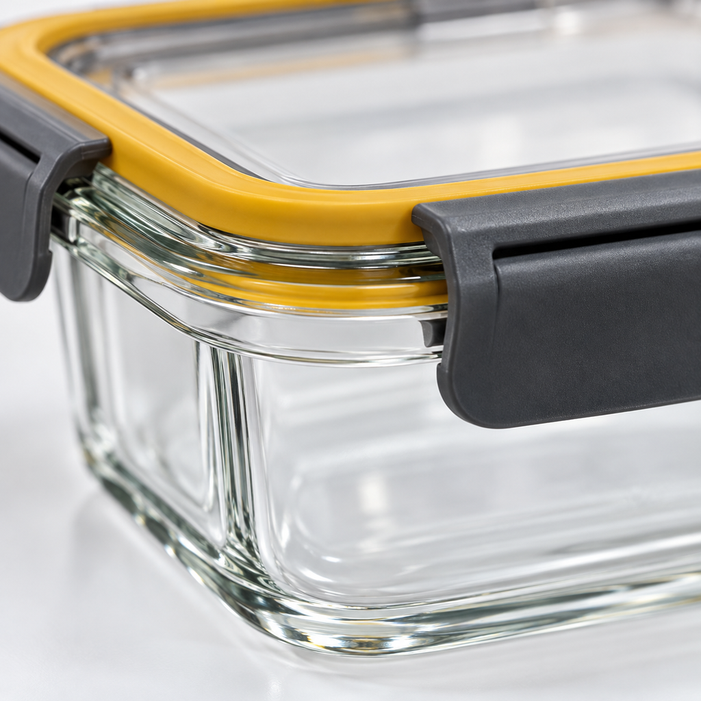 Glass Meal Prep Containers Set of 3