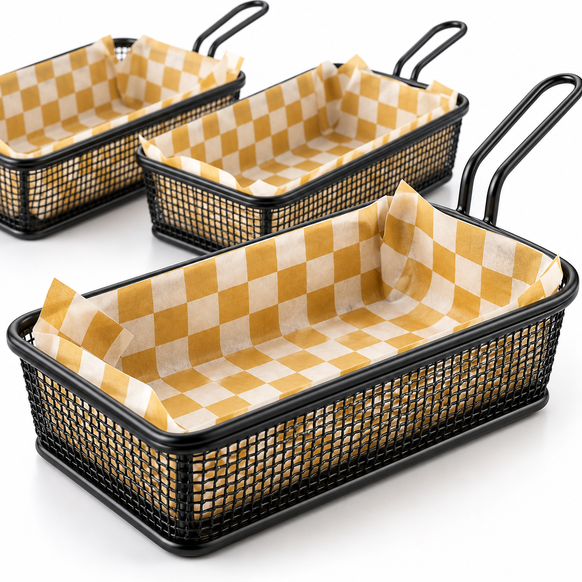 Restaurant-Style Serving Basket Set of 4